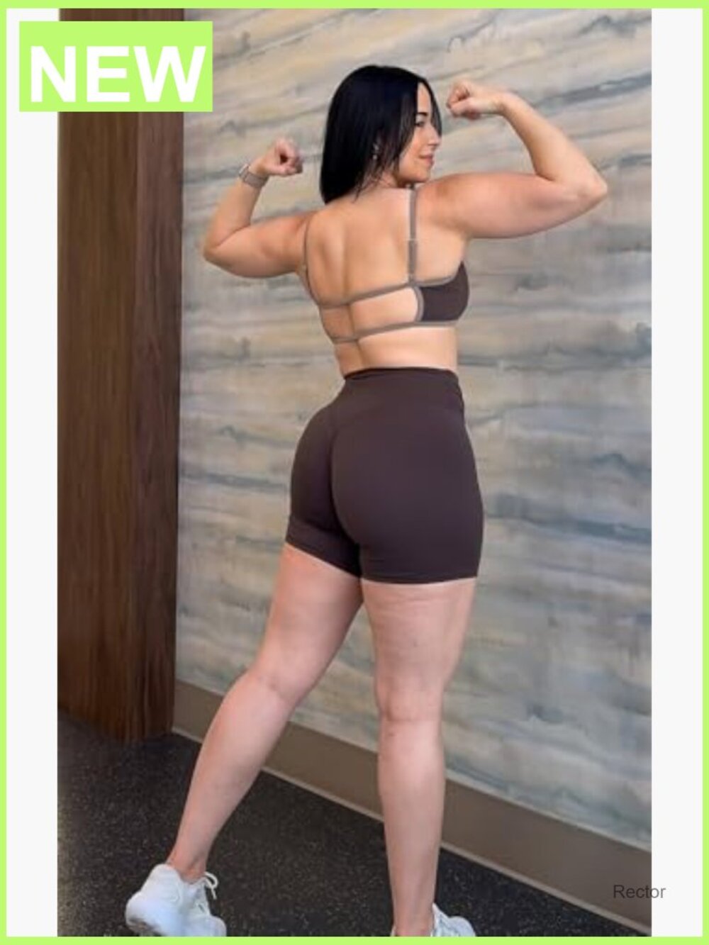 Color Block Sports Bra Strappy Back Yoga Crop Tank Workout Fitness - Picture 3 of 7